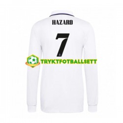 Herre Real Madrid drakt Eden Hazard 7 Hjemme 2022-23 Langermet Herre Real Madrid drakt Eden Hazard 7 Hjemme 2022-23 Langermet