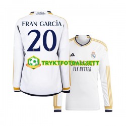 Herre Real Madrid drakt Fran Garcia 20 Hjemme 2023-2024 Langermet Herre Real Madrid drakt Fran Garcia 20 Hjemme 2023-2024 Langermet