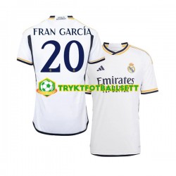 Herre Real Madrid drakt Fran Garcia 20 Hjemme 2023-2024 Korte Ermer Herre Real Madrid drakt Fran Garcia 20 Hjemme 2023-2024 Korte Ermer