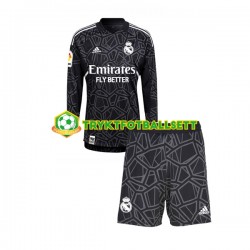 3-13 år Barn Keeper Real Madrid drakt Borte 2022-23 Langermet 3-13 år Barn Keeper Real Madrid drakt Borte 2022-23 Langermet