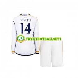 3-13 år Barn Real Madrid drakt JOSELU 14 Hjemme 2023-2024 Langermet