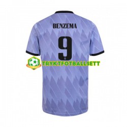 Herre Real Madrid drakt Karim Benzema 9 Borte 2022-23 Korte Ermer Herre Real Madrid drakt Karim Benzema 9 Borte 2022-23 Korte Ermer