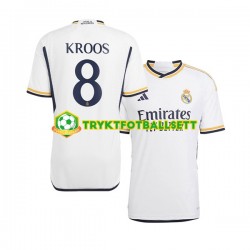Herre Real Madrid drakt Kroos 8 Hjemme 2023-2024 Korte Ermer Herre Real Madrid drakt Kroos 8 Hjemme 2023-2024 Korte Ermer