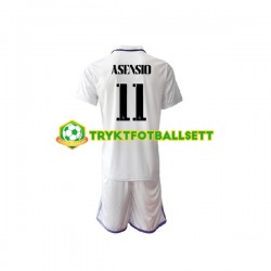 3-13 år Barn Real Madrid drakt Marco Asensio 11 Hjemme 2022-23 Korte Ermer