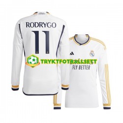 Herre Real Madrid drakt Rodrygo Goes 11 Hjemme 2023-2024 Langermet Herre Real Madrid drakt Rodrygo Goes 11 Hjemme 2023-2024 Langermet