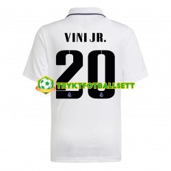 Herre Real Madrid drakt Vini Jr. 20 Hjemme 2022-23 Korte Ermer Herre Real Madrid drakt Vini Jr. 20 Hjemme 2022-23 Korte Ermer