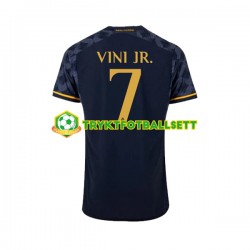 Herre Real Madrid drakt Vinicius Junior 7 Borte 2023-2024 Korte Ermer Herre Real Madrid drakt Vinicius Junior 7 Borte 2023-2024 Korte Ermer