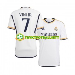 Herre Real Madrid drakt Vinicius Junior 7 Hjemme 2023-2024 Korte Ermer Herre Real Madrid drakt Vinicius Junior 7 Hjemme 2023-2024 Korte Ermer