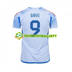 Herre Spania drakt Gavi 9 Borte VM 2022 Korte Ermer Herre Spania drakt Gavi 9 Borte VM 2022 Korte Ermer