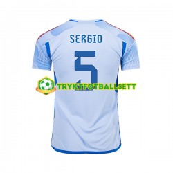 Herre Spania drakt SERGIO BUSQUETS 5 Borte VM 2022 Korte Ermer Herre Spania drakt SERGIO BUSQUETS 5 Borte VM 2022 Korte Ermer