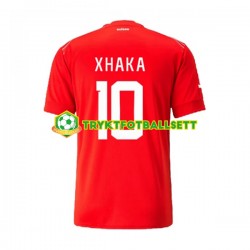 Herre Sveits drakt Xhaka 10 Hjemme VM 2022 Korte Ermer Herre Sveits drakt Xhaka 10 Hjemme VM 2022 Korte Ermer