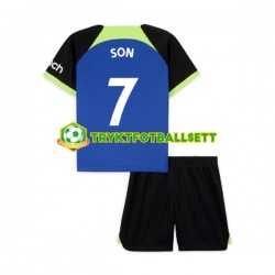 3-13 år Barn Tottenham Hotspur drakt Son Heung-min 7 Borte 2022-23 Korte Ermer 3-13 år Barn Tottenham Hotspur drakt Son Heung-min 7 Borte 2022-23 Korte Ermer