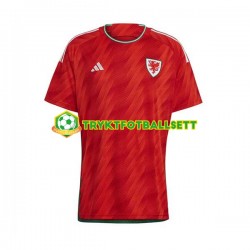 Herre Wales drakt Hjemme VM 2022 Korte Ermer