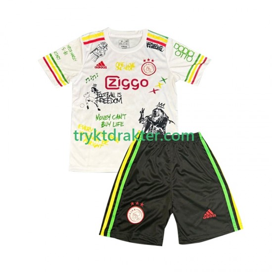 3-13 år Barn AFC Ajax drakt Bob Marley Special Hjemme 2025-2026 Korte Ermer