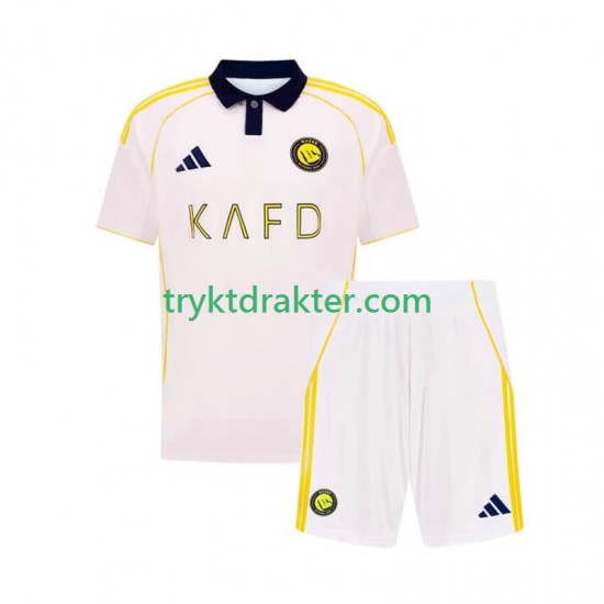 3-13 år Barn drakt Al Nassr Tredje 2025-2026 Korte Ermer