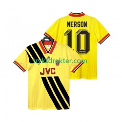 Herre Arsenal drakt MERSON 10 1993 Retro Borte 1994 Korte Ermer