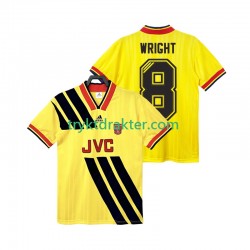 Herre Arsenal drakt WRIGHT 8 1993 Retro Borte 1994 Korte Ermer