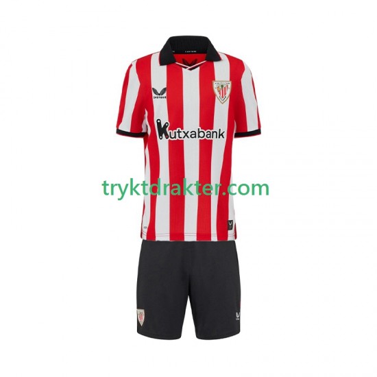 3-13 år Barn Athletic Bilbao drakt Hjemme 2025-2026 Korte Ermer