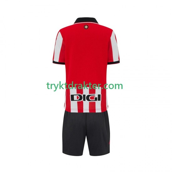 3-13 år Barn Athletic Bilbao drakt Hjemme 2025-2026 Korte Ermer