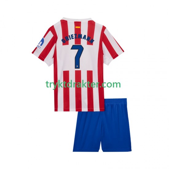 3-13 år Barn Atlético Madrid drakt Antoine Griezmann 7 Hjemme 2025-2026 Korte Ermer