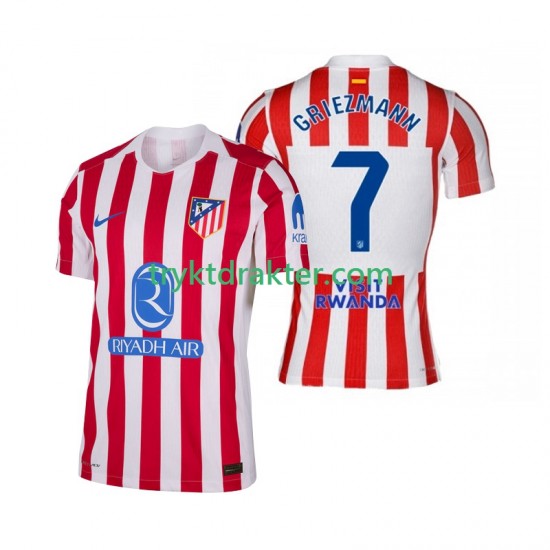 Herre Atlético Madrid drakt Antoine Griezmann 7 Hjemme 2025-2026 Korte Ermer