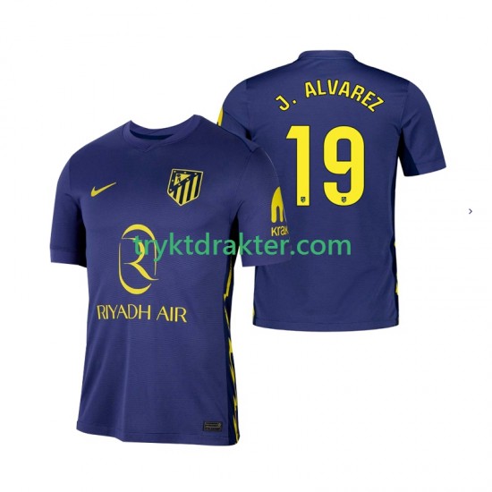 Herre Atlético Madrid drakt Julian Alvarez 19 Borte 2025-2026 Korte Ermer