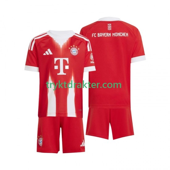 3-13 år Barn FC Bayern München drakt Hjemme 2025-2026 Korte Ermer