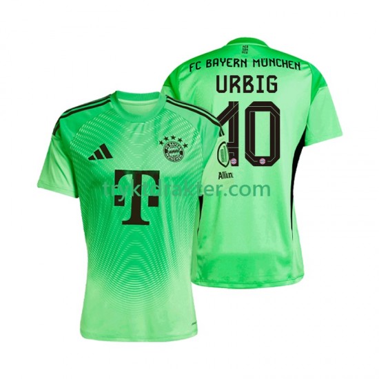 Herre Keeper FC Bayern München drakt Jonas Urbig 40 Hjemme 2025-2026 Korte Ermer