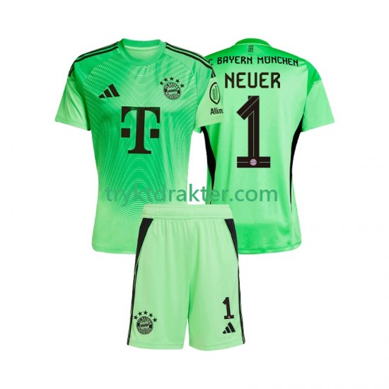3-13 år Barn Keeper FC Bayern München drakt Manuel Neuer 1 Hjemme 2025-2026 Korte Ermer