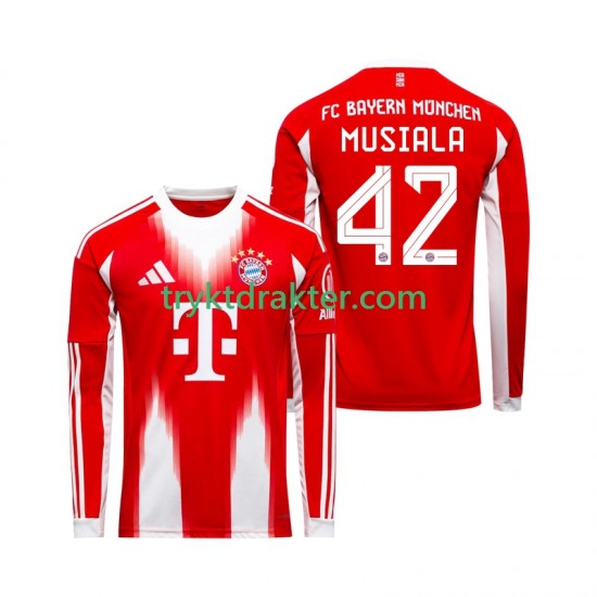 Herre FC Bayern München drakt Jamal Musiala 42 Hjemme 2025-2026 Langermet