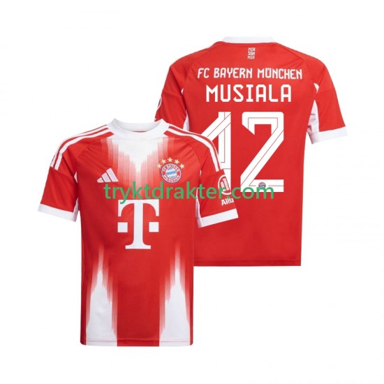 Herre FC Bayern München drakt Jamal Musiala 42 Hjemme 2025-2026 Korte Ermer