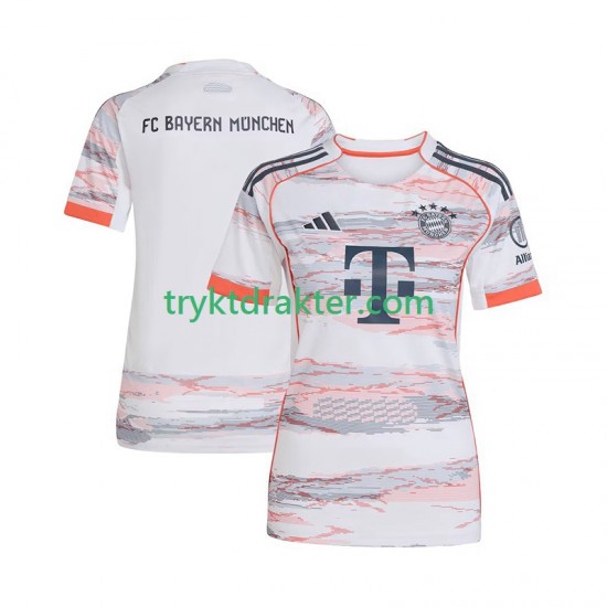 Dame FC Bayern München drakt Borte 2025-2026 Korte Ermer