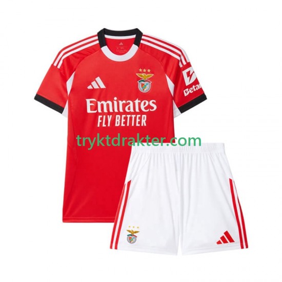 3-13 år Barn Benfica drakt Hjemme 2025-2026 Korte Ermer