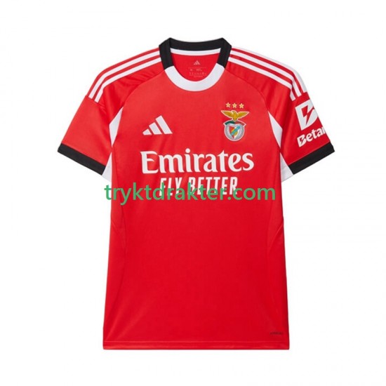 Herre Benfica drakt Hjemme 2025-2026 Korte Ermer