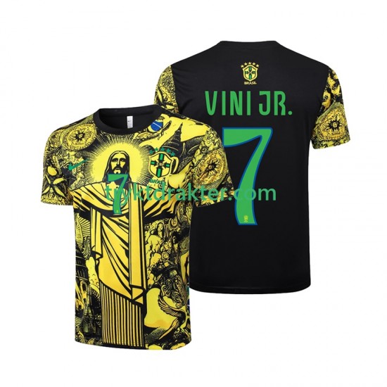 Herre Brasil drakt Vinicius Junior 7 Jesus Hjemme 2024 Korte Ermer