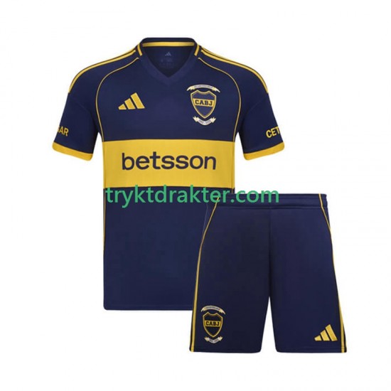3-13 år Barn CA Boca Juniors drakt Hjemme 2025-2026 Korte Ermer