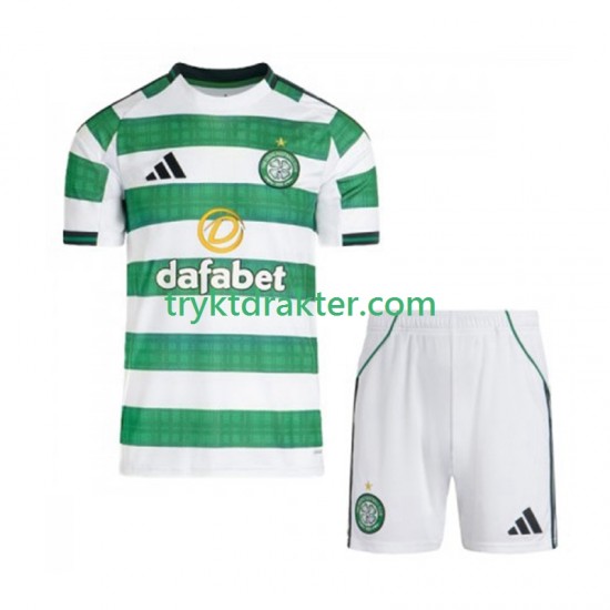 3-13 år Barn Celtic drakt FC Hjemme 2025-2026 Korte Ermer