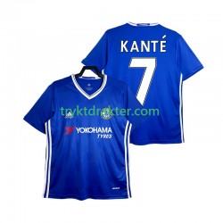 Herre Chelsea drakt KANTE 7 2016-2017 Retro Hjemme Korte Ermer