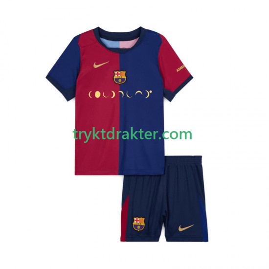 3-13 år Barn FC Barcelona drakt Coldplay Hjemme 2024-2025 Korte Ermer