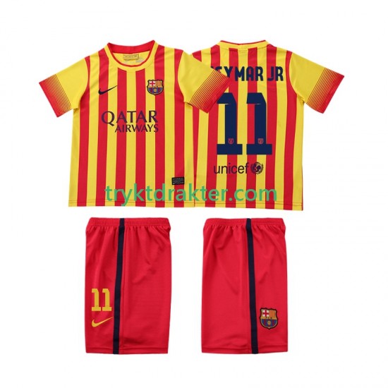 3-13 år Barn FC Barcelona drakt Neymar JR 11 2013 2014 Retro Borte Korte Ermer