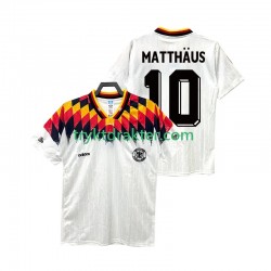 Herre Tyskland drakt MATTHAUS 10 Retro Hjemme 1994 Korte Ermer