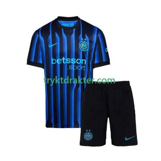 3-13 år Barn Inter Milan drakt Hjemme 2025-2026 Korte Ermer