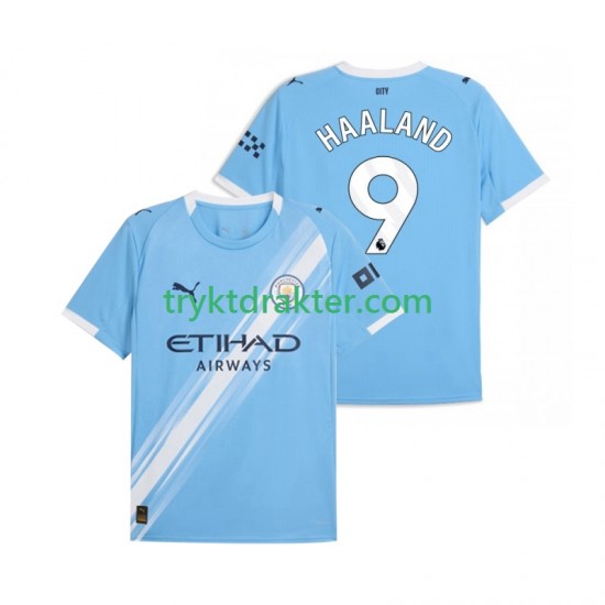 Herre Manchester City drakt Erling Haaland 9 Hjemme 2025-2026 Korte Ermer