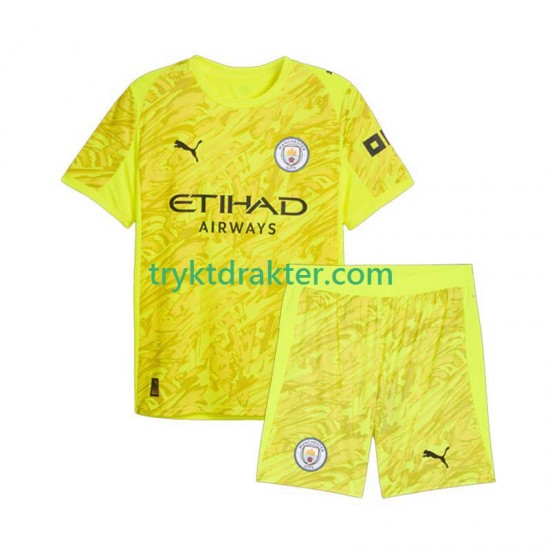 3-13 år Barn Keeper Manchester City drakt Tredje 2025-2026 Korte Ermer