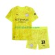 3-13 år Barn Keeper Manchester City drakt Ederson Moraes 31 Tredje 2025-2026 Korte Ermer