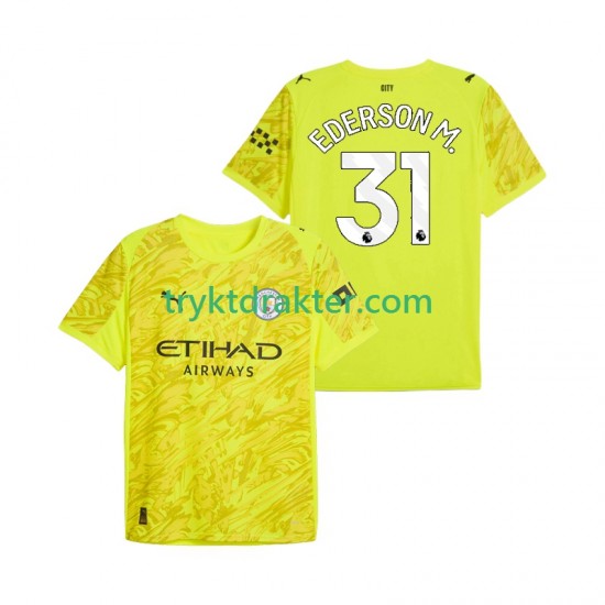 Herre Keeper Manchester City drakt Ederson Moraes 31 Tredje 2025-2026 Korte Ermer