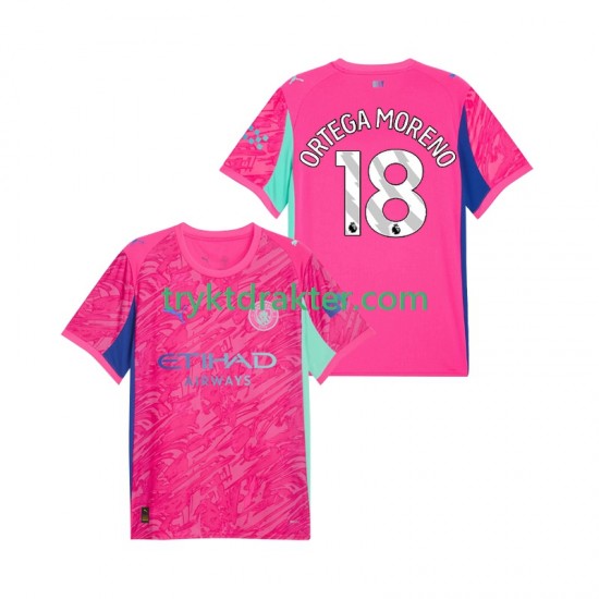 Herre Keeper Manchester City drakt ORTEGA MORENO 18 Borte 2025-2026 Korte Ermer