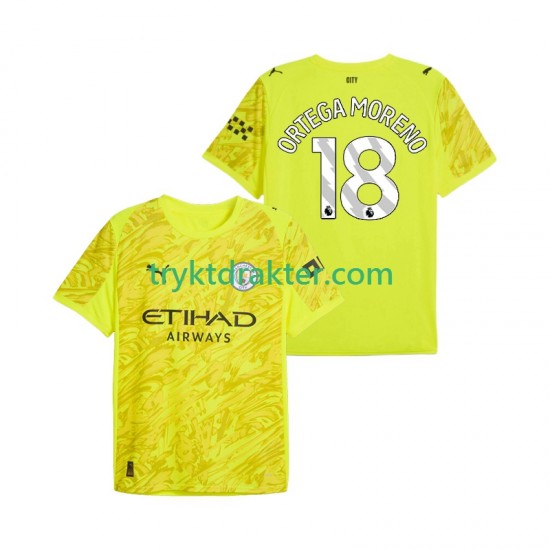 Herre Keeper Manchester City drakt ORTEGA MORENO 18 Tredje 2025-2026 Korte Ermer