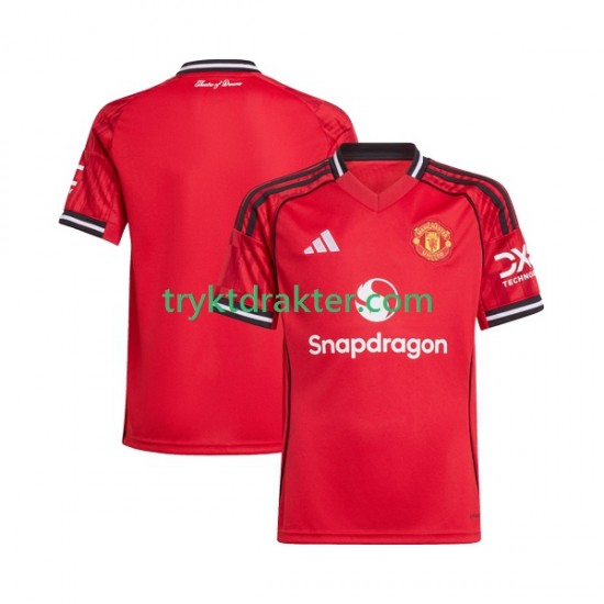 Herre Manchester Utd drakt Hjemme 2025-2026 Korte Ermer