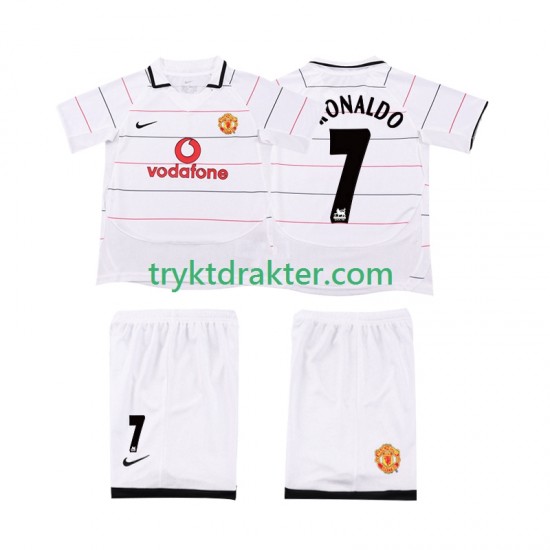 3-13 år Barn Manchester Utd drakt Cristiano Ronaldo 7 2003 2005 Retro Hjemme Korte Ermer